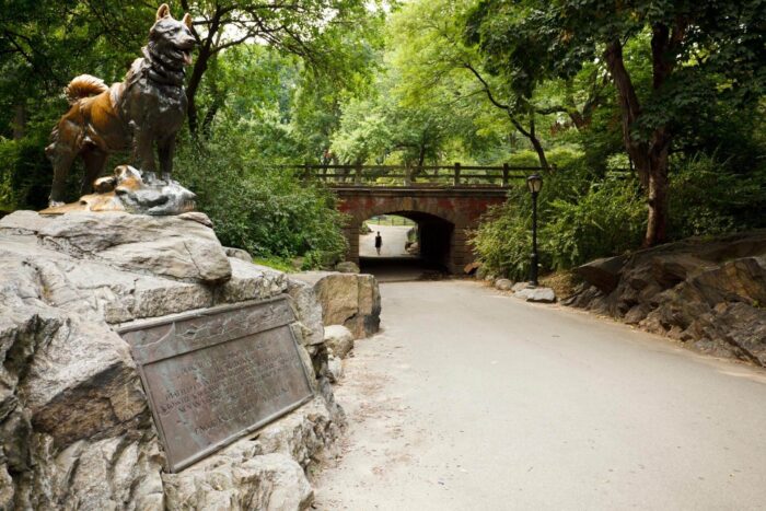 statua di Balto a Central Park