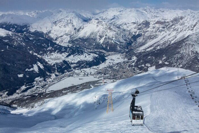 sciare a bormio sulle alpi